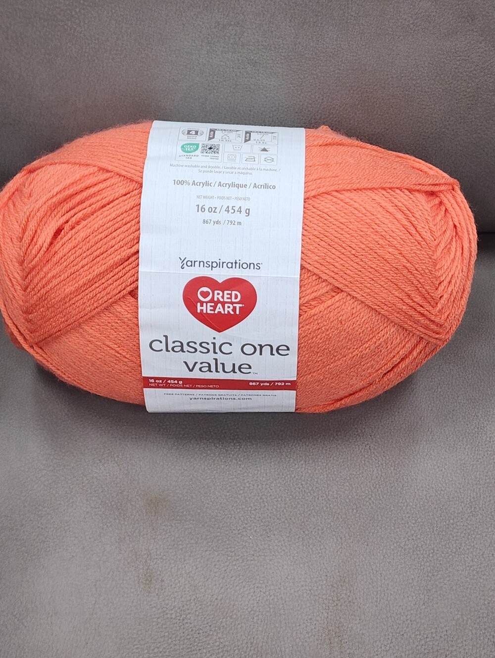 Classic One Value Yarn - Papaya Color